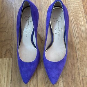 Jessica Simpson suede pumps